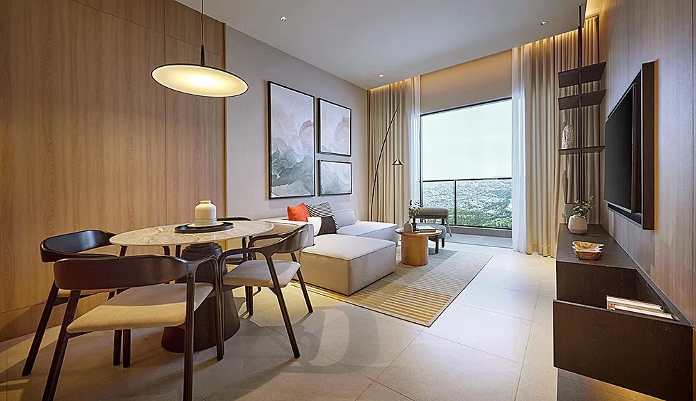 Parkside Residences showroom dining area 10