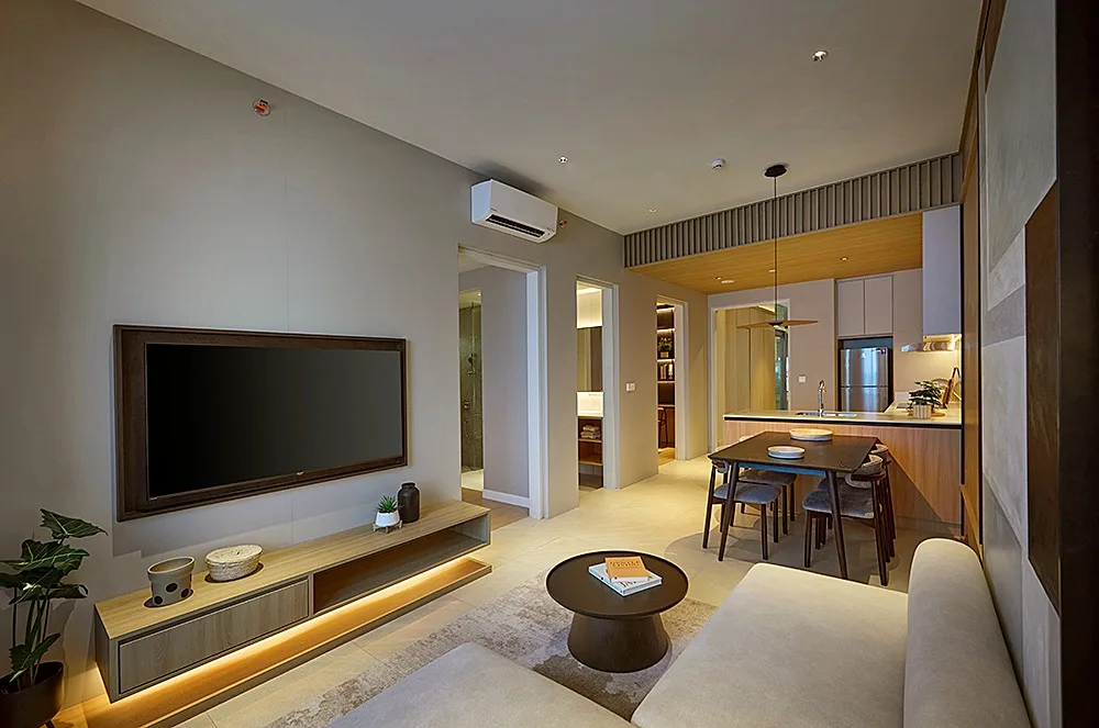 Parkside Residences showroom interior detail 37
